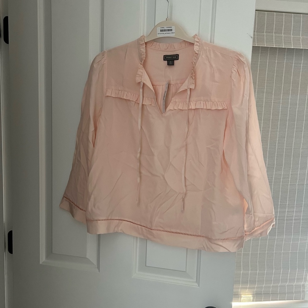NWT J crew light pink blouse